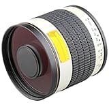 Compatible for DSLR & Mirrorless Cameras 500mm f/6.3 Manual Focus Reflex Telephoto Lens with 2X Teleconverter Equivalent 1000mm