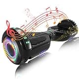 SIMATE Hoverboard, Bluetooth All Terrain Hover Boards with LED Lights and APP Control, Gifts for Kids Adults Girls Boys, for All Ages