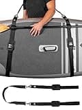 Gradient Fitness SUP & Kayak Carry Strap β Hands-Free Paddle Board, Surfboard & Kayak Carrier with Padded Shoulder Sling β Adjustable Paddleboard Accessory for Men & Women (Black)