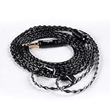H HIFIHEAR 8 Core Silver Plated Copper Cable Cpin 0.78mm Earphone Cable with 3.5mm Plug for ZSN ZS10 Pro ZSN Pro AS16 ZSX KB Ear KBEAR KB10 KB06 CA4 C12 CA16 Topaz (CPin 3.5mm)