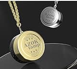 GPS Tracker for Dogs, Mini GPS Cat Tracker, Smart Pet Activity Tracker (iOS Only), No Monthly Fee, Compatible with Apple Find My, Anti-Lost, Finder Tag for (Gold)