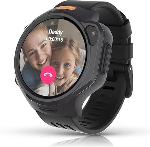 myFirst Smart Watch for Kids, R2 1.3" Fitness Tracker with Heart Rate, Real Time GPS, eSIM Video Calling, Pedometer, 5MP Camera, MP3, Parental Control, SOS, Birthday Gifts for Girls Boys Ages 5-12