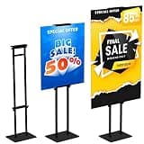GUOHONG 2Pack Poster Stand for Display, Adjustable Floor Stand Sign Holder