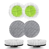 Qimedo Accessories 4 Replacement Pads and 2 Replacement Brush Heads