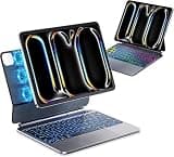 AISHINE iPad Case with Keyboard Pro 13 inch (M4/M5),Precision Multi-Touch Trackpad Easy-Set Bluetooth Magnetic Keyboard Case Floating Stand (Pro 13 inch(M4/M5))