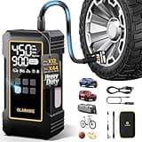 OlarHike Powerful 12000mAh Heavy Duty Tire Inflator Portable Air Compressor, 7X Faster, 150PSI Dual Power 12V&Cordless Air Pump for Car Tires, Pickup Trucks, Jeeps, SUVs & RVs. Digital Pressure Gauge