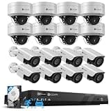 4COVR PoE 16 Camera Security System for Business with 4TB HDD, LYH54A5M1616