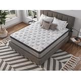 XUOXFUTZIG 10 Inch Hybrid Mattress for King Bed Frame Alternative, Luxury Pocket Spring Sleep Pad, Foam Cushion Pack in Box, Made in US Gray