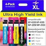 PROSWIFT Remanufactured Ink Cartridge Replacement for EPSON 232 232XL Ink Cartridges Combo Pack Compatible with XP-4200 WF-2950 XP-4205 WF-2930 Printer Ink Cartridges (Black, Yellow, Magenta, Cyan)