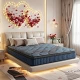 12 Inch Queen Mattress - Medium Soft Hybrid Mattress in a Box with Motion Isolation and Cooling Feel for Guest Room and Apartment