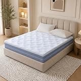 EVLIQUIL King Size Mattress, 12 Inch Copper Gel Cooling Memory Foam Mattresses in a Box, Medium Firm Support Colchón for Pressure Relief & Motion Isolation & Silent Sleep, CertiPUR-US Certified