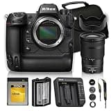 Nikon Z9 Mirrorless Camera + NIKKOR Z 24-120mm f/4 S Lens Bundle, 45.7MP Full Frame Professional Camera, 8K Video, EXPEED 7, 493-Point AF + 120GB XQD Memory Card + Camera Bag