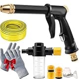 2026 Portable High Pressure Water Sprayer, Adjustable Nozzle with Four Adjustable Spray Modes, Multi Function Home Jet Nozzle Power Washer for Garden, Yard, Car