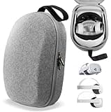 sarlar Carrying Case for Meta Quest 3S/Quest 3/Quest 2, VR Headset, Controller, Offical Original Head Strap Accessories, Premium Hard Felt Fabric with Lightweight Protection for Travel Storage