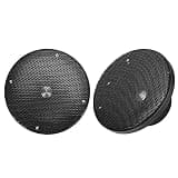 Omquot Powerful 6.5 Inch Car Coaxial Audio Stereo Speaker for Vehicle Sound System Aluminum Alloy Black Silver