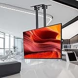 TV Bracket, TV Ceiling Mount, Adjustable TV Bracket Fits Most Flat Screen Display 60 to 100 Inch, Multiple VESA Patterns TV Mount TV Stand
