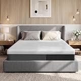 Himanba King 12 Inch Hybrid Mattress in a Box, Medium Firm Feel, Memory Foam with Individually Pocketed Coils, Zoned Support & Motion Isolation, CertiPUR-US Certified
