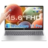 HP 17.3" HD+ Touchscreen Laptop, 16GB DDR5 1TB SSD, Copilot Key, Intel 12-Core Ultra 7 255U, WiFi 6, BT 5.4, Fingerprint Reader, Backlit KB, Win 11 Pro, Long Battery Life, AI Voice Recorder