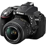 Nikon D5300 24.2 MP CMOS Digital SLR Camera with 18-55mm f/3.5-5.6G ED VR Auto Focus-S DX NIKKOR Zoom Lens (Black)