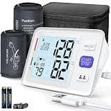 Blood Pressure Machine Upper Arm, 2 Size Cuffs M/L and XL, Medium/Large 9"-17" and Extra Large XL 13"-21", Accurate Automatic Digital BP Monitor, Large Backlit LCD, 2-User 1000 Memories