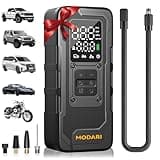 Tire Inflator Portable Air Compressor, Up to 160 PSI Car Tire Inflator, Cordless Air Pump, Portable Tire Pump with Gauge - Portable Tire Inflators for Car, Light Pickup, Bike and More
