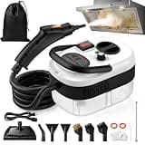 Easywox 2500W Handheld Steam Cleaner for Home, 6-Level High Pressure Steam Gun, Steam Machine w/40.6oz Tank, Portable Car Steamer for Auto Detailing & Cleaning, Car, Floor, Furniture, Tile Grout, Wall