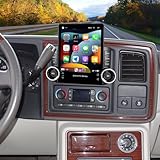 Android 15 Car Stereo Radio for Cadillac Escalade EXT 2002-2006 with Wireless CarPlay & Android Auto, 9.7" Touch Carplay Screen for Car, Bluetooth 5.0/5G WiFi/GPS/FM/RDS/SWC/Backup Camera 4+64G