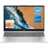 HP 15.6" Portable Laptop (Include 1 Year Microsoft 365), HD Display, Intel Quad-Core N200 Processor, 8GB RAM, 128GB Storage, Wi-Fi 6, Webcam, HDMI, Numeric Keypad, Windows 11 Home, Silver