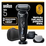 Braun Electric Razor for Men Series 5, Beard Shaver, Electric Shaver with Body Groomer and Travel Case, S5 5155cs