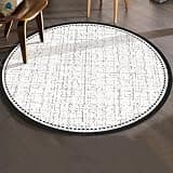Electric Heated Area Rug, Portable Foot Warmer Under Desk with Timing & Temperature Regulation, Carbon Crystal Floor Heating Pad for Bedroom Office Yoga Livingroom(A,200cm)