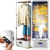 Portable Clothes Dryer, Mini Compact Electric Dryer with Remote Control, 900W Foldable Dryer for Travel, RV, Home and Apartment