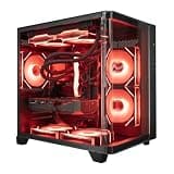 HYPER CYBER Pulse Gaming PC, Desktop Computer, AMD Ryzen 5 9600X, GeForce RTX 5050, 32GB DDR5, 2TB SSD, 240 ARGB Liquid Cooler, Windows 11 Home, RGB Lighting, WiFi, Ready to Use