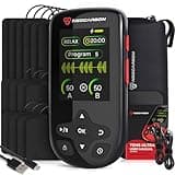 NEOCARBON TENS Unit Muscle Stimulator Ultra for Pain Relief & Recovery, TENS Machine with PMS Steady Mode, Dual Channel Stim Machine for Muscle Therapy, Black