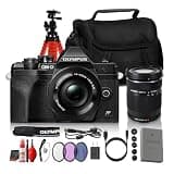 Olympus OM-D E-M10 Mark IV Mirrorless Camera with 14-42mm EZ & 14-150mm Lens (Bundle)