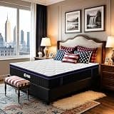 2 10 Inch Queen Size, Hybrid Mattress, Medium Firm, Gel-Infused Memory Foam, Pillow Top, Pocket Coils, Cooling & Breathable, CertiPUR-US Certified, Fiberglass-Free, Mattress in a Box