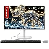 Lenovo A100 23.8" FHD All-in-One Desktop Computer, Intel Core i3-N305 8-Core up to 3.8GHz, 8GB DDR4 RAM, 512GB SSD, WiFi 6, Bluetooth 5.2, HD Webcam, Windows 11 Home, Wireless Keyboard & Mouse