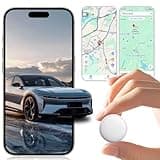 GPS Tracker for Vehicles, Pets & Valuables – No Subscription, Real-Time Tracking via App – Lightweight, Waterproof, Long Battery Life – Compatible with iOS & Android