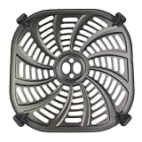 Air Fryer Plate Tray And Corner Protectors Accessories Steaming Plate Tray Kitchen Appliance Part Range Accessories(24.4x24.4 cm)