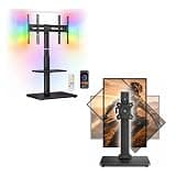 Perlegear TV Stand PGFS21B & Single Monitor Stand PGTVS29