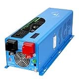 4000W 12V Pure Sine Wave Power Inverter DC 12V Input to AC 120V Output Converter, Low Frequency Inverter Charger for Home, RV, Truck, Off-Grid Solar Wind Power Inverters, Blue