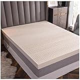 Rollable Floor Mattress Frame Bedding Sleeping Pad Base Breathable Bed Plate for Bedroom Folding,Natural Latex Hybrid Mattress - 3/4" Medium Soft, 10cm Thick Foldable Tatami Bed, 80x180cm (3