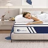 2 Queen Mattress, 12 Inch Hybrid Queen Size Mattress in a Box with Gel Memory Foam, Individual Pocket Coils for Pressure Relief and Motion Isolation, Medium Firm Queen Mattresses