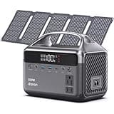 DARAN 192Wh Solar Generator with Solar Panel Included Portable Power Station 300W LFP Battery & AC Outlets 110V/ 600W Surge, Power Bank Fast Charging for Camping/Home/Power Outage/Hurricane Emergency