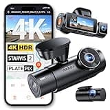 Vantrue New N4 Pro S 4K 3 Channel Dash Cam, Triple STARVIS 2 Dash Camera for Cars, 4K+1080P+2.5K Front and Rear Inside, HDR IR Night Vision, 24/7 Buffered Parking Mode, GPS, Wi-Fi, Support 1TB (RC18)