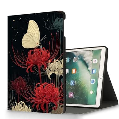 RUUHLJLET for Samsung Galaxy Tab A11 Plus/A11+ 5G 11 Inch 2025 Model X230/X236B Tablet Case,Auto Wake/Sleep,Adjustable Stand Protective Cover - Flower Butterfly