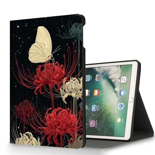 RUUHLJLET for Samsung Galaxy Tab A11 Plus/A11+ 5G 11 Inch 2025 Model X230/X236B Tablet Case,Auto Wake/Sleep,Adjustable Stand Protective Cover - Flower Butterfly