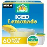Newman's Own ICED Lemonade, Keurig Single Serve K-Cup Pods, 60 Count (6 Packs of 10)