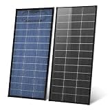 200 Watt Solar Panel 18BB 25.6% High Efficiency N-Type 12V 200W Bifacial Solar Panels, IP68 Waterproof Monocrystalline PV Modules, for Rooftop, RV, Farm, Trailer, Marine, Home Off-Grid System