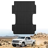 LASFIT Truck Bed Mat 2019-2026 for Chevrolet Chevy Silverado 1500 | GMC Sierra 1500 (Only Fit 8.2FT Bed), Bed Liner for Chevy Silverado GMC Sierra 1500, Not Fit Optional CarbonPro Bed