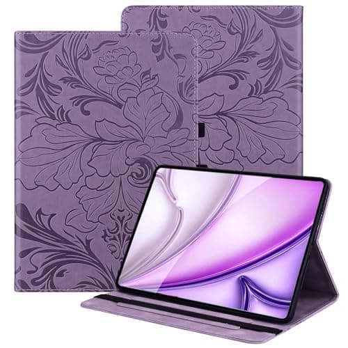 ALILANG Case for Samsung Galaxy Tab S10 FE+/ S10 FE Plus 13.1 Inch, Multi-Angle Viewing Protective Tablet Cover with Folding Stand & Pencil Holder for SM-X620/SM-X626/SM-X626B -Purple